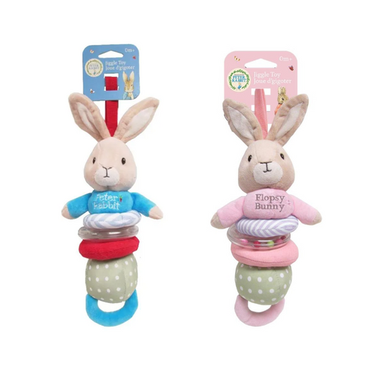 Petter Rabbit & Flopsy Jiggle Toy