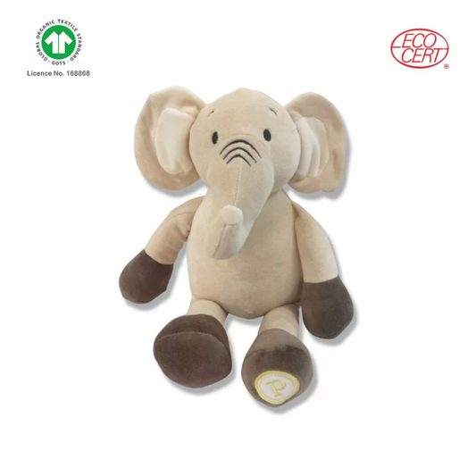 GOTS Certified Organic Elephant Doll