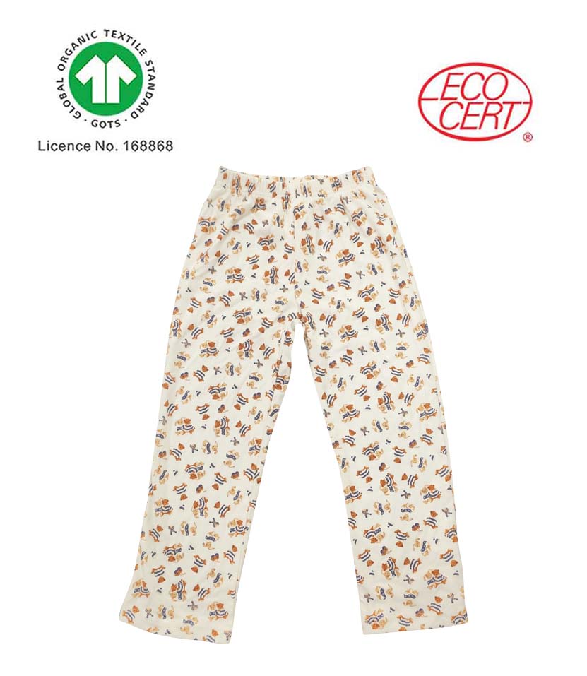 GOTS Certified Organic Pajama Bottoms for Kids