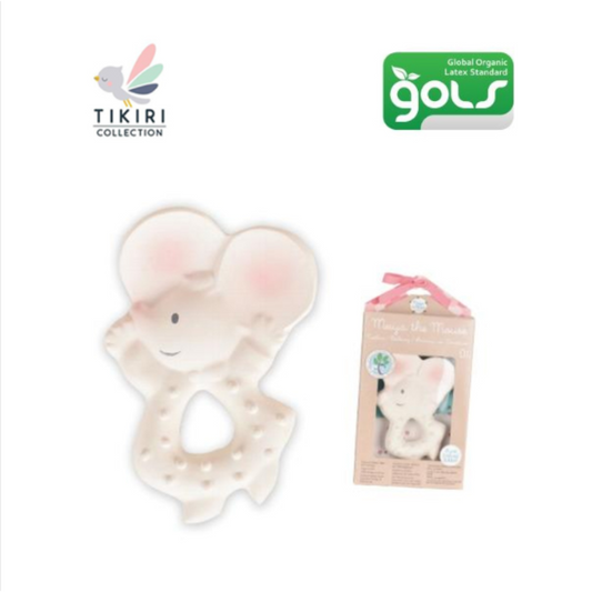 Melya the Mouse Naturol Rubber Teether