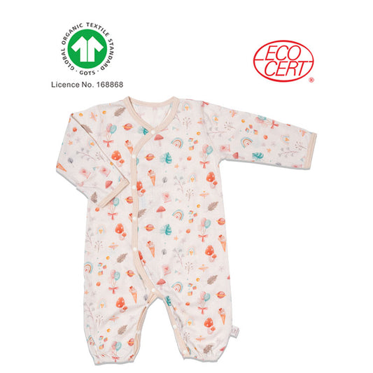 GOTS Certified Organic Ice Cream Pattern Bodysuit