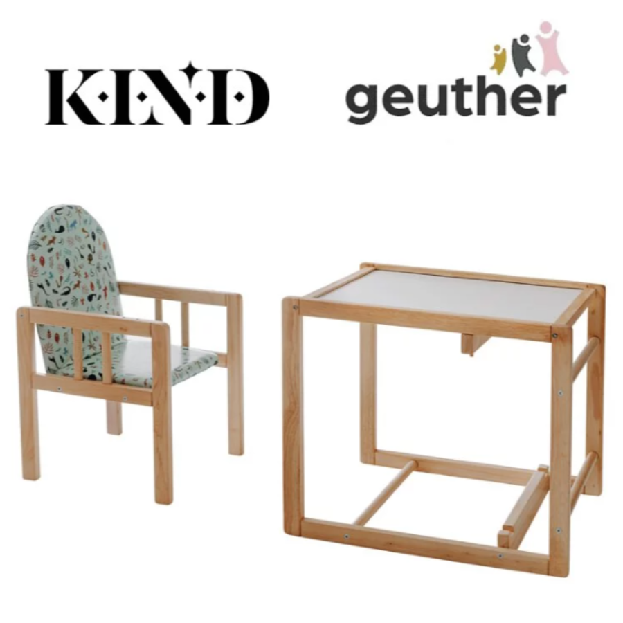 German GEUTHER Baby High Chair Dining Chair