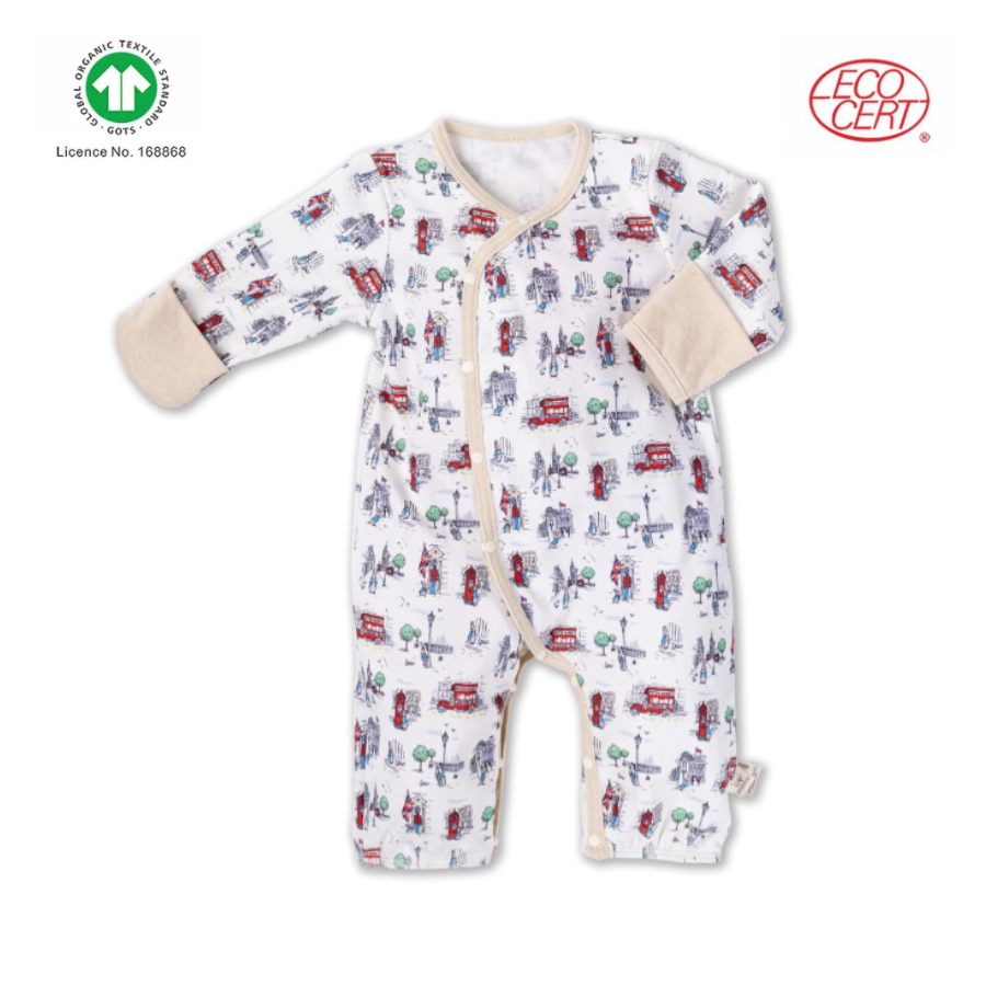 Peter Rabbit GOTS Certified Organic Side Button Jumpsuit