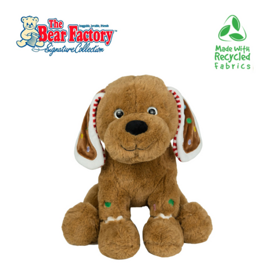 The Bear Factory GINGERBREAD PUPPY (Eco) 16″