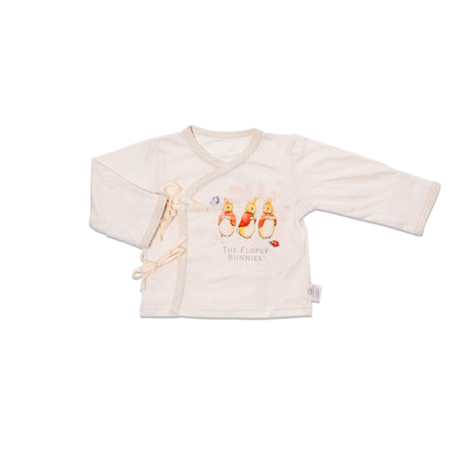 Peter Rabbit GOTS Certified Organic Baby Kimono Top Long Sleeves