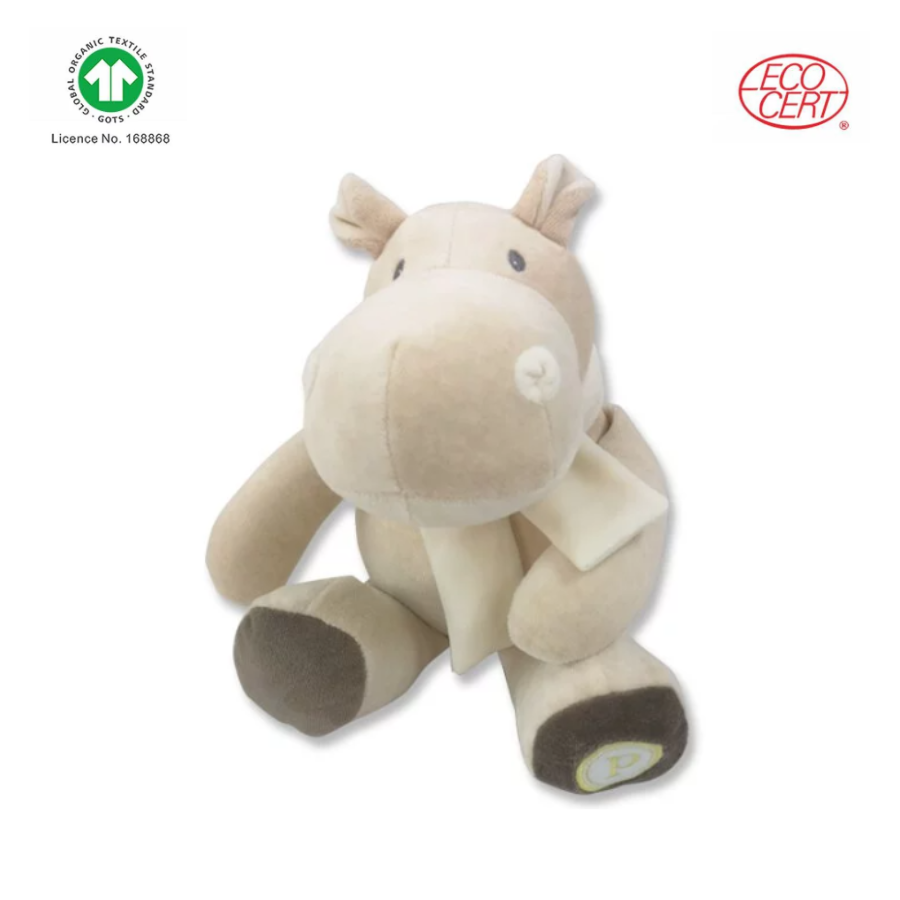 GOTS Certified Organic Hippo Doll