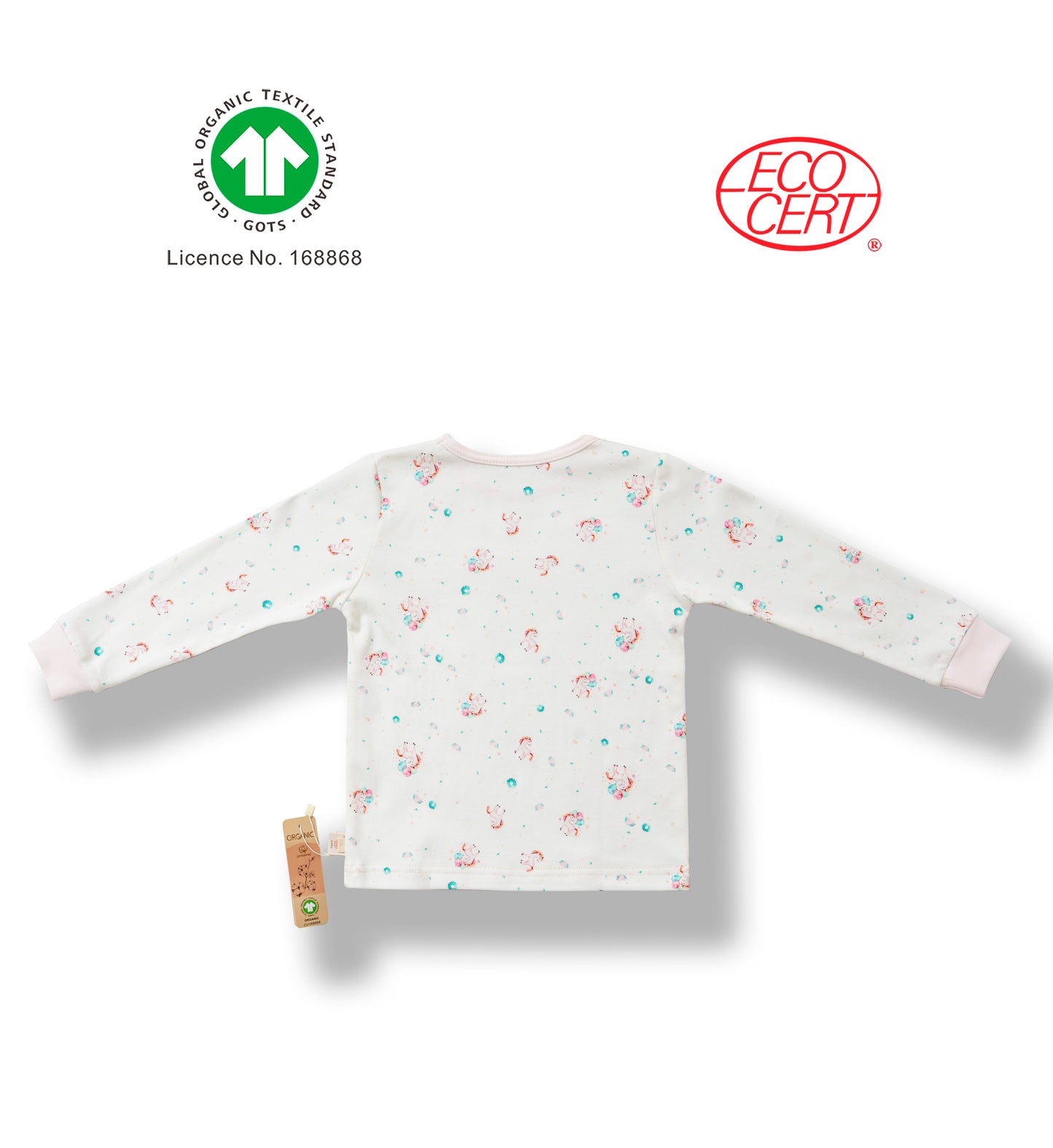 GOTS Certified Organic Pajama Top for Kids