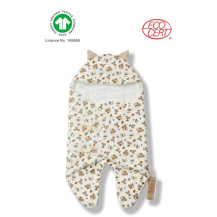 GOTS Certified Organic Baby-shaped Sleeping Bag (Thick)