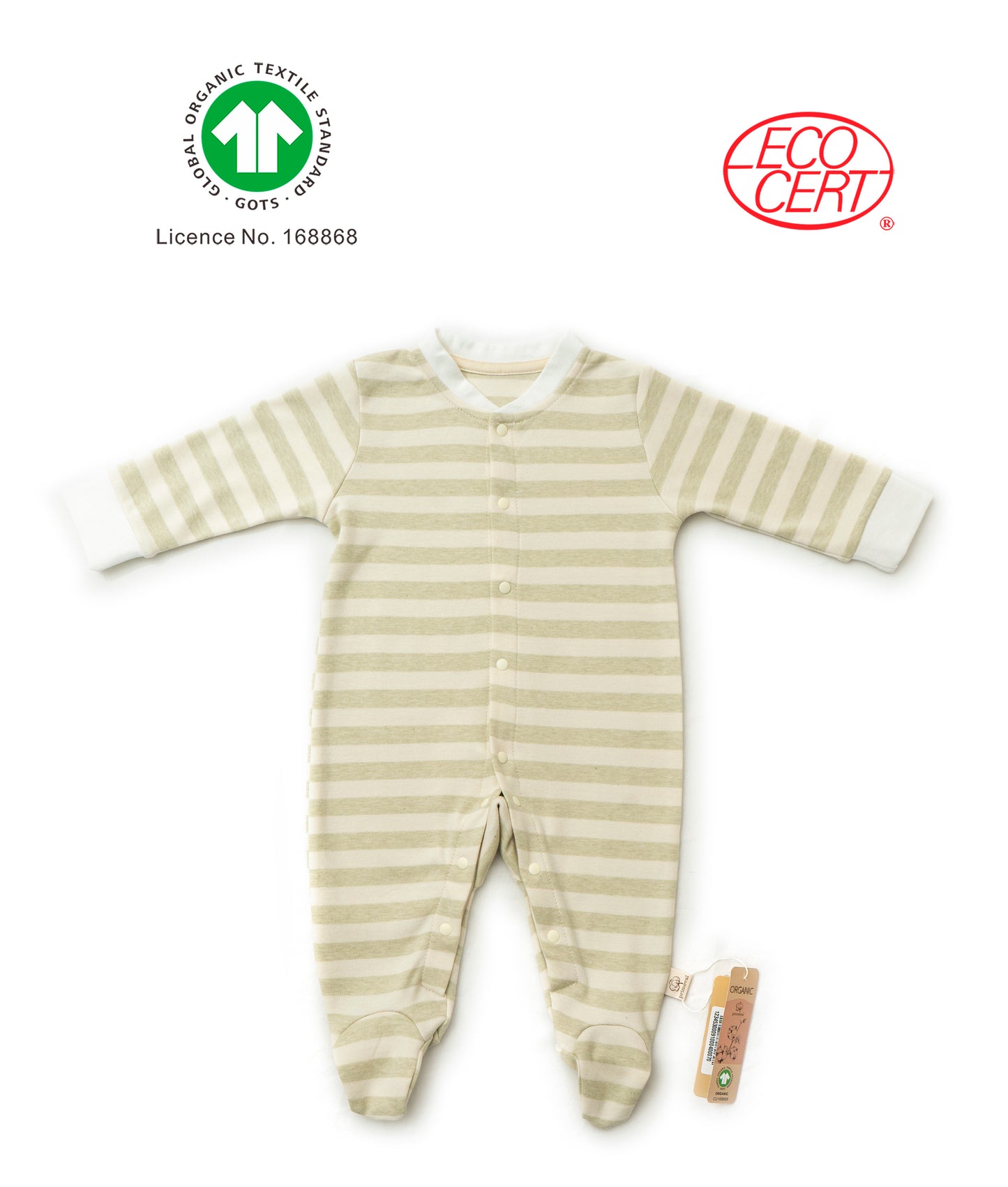 GOTS Certified Organic Footed Onesie