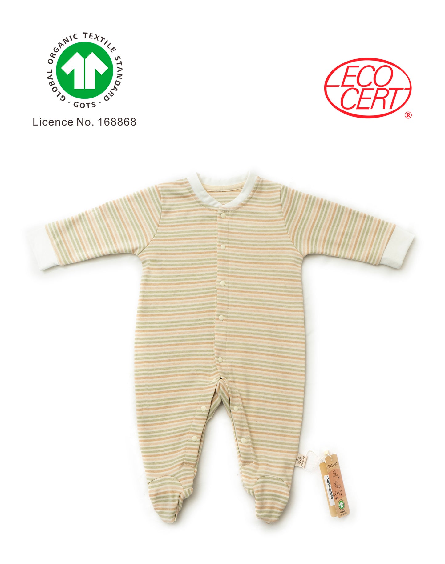 GOTS Certified Organic Footed Onesie