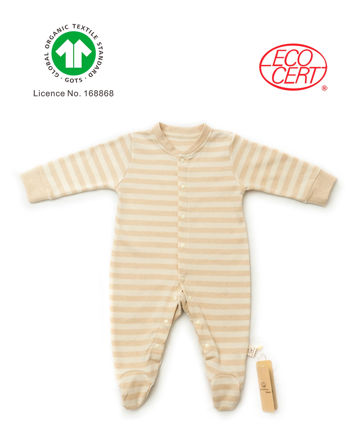 GOTS Certified Organic Footed Onesie