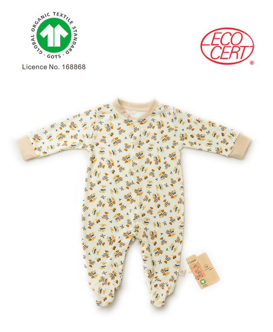 GOTS Certified Organic Footed Onesie