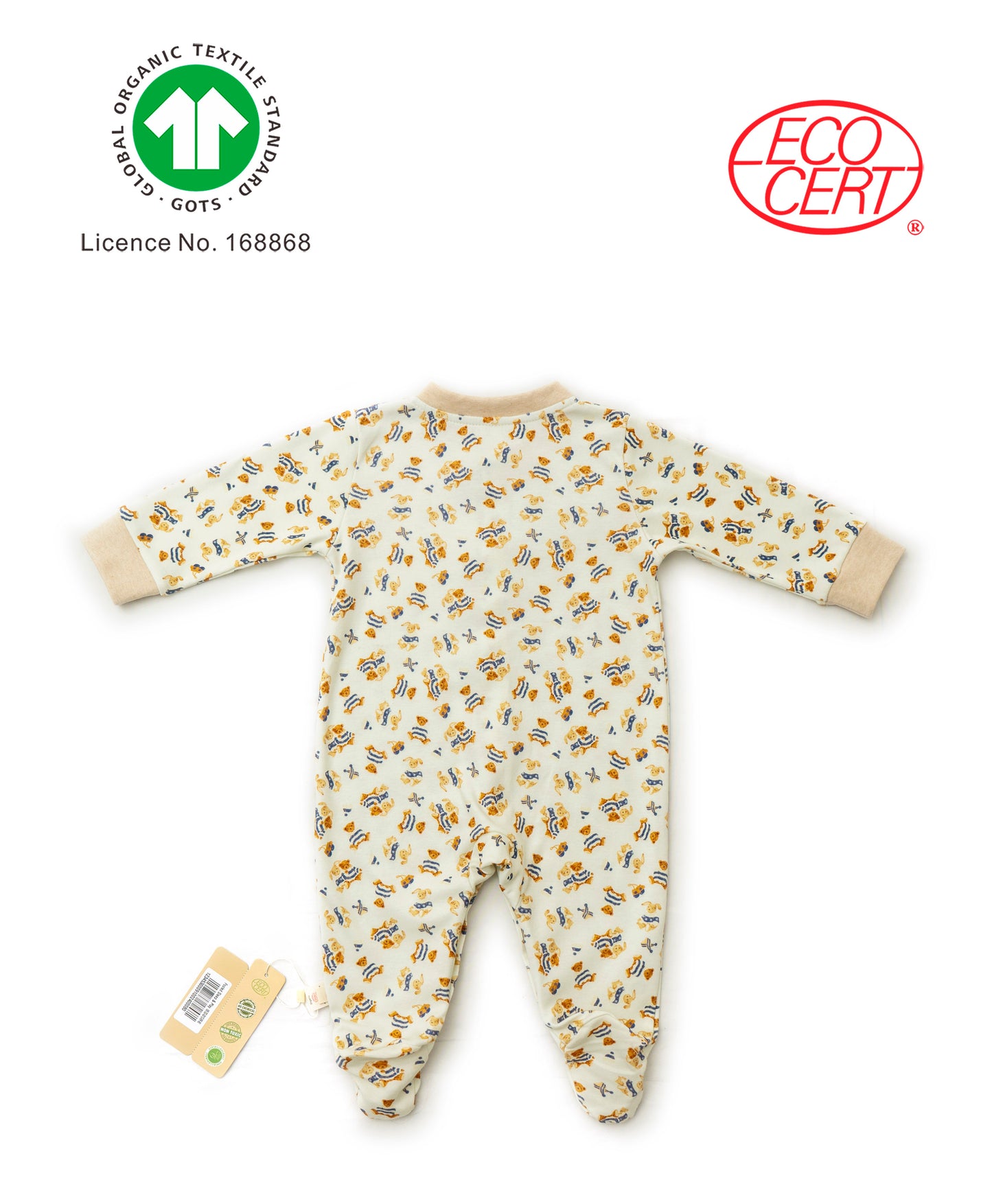 GOTS Certified Organic Footed Onesie